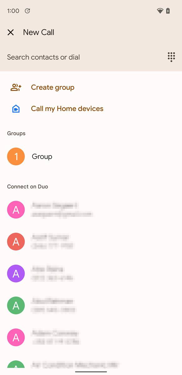 Google Duo Material You