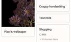 Google Keep new Material You home page