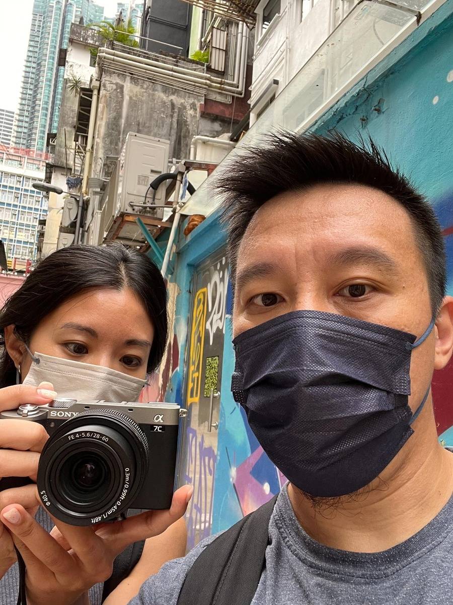 iPhone 13 Pro, portrait selfie