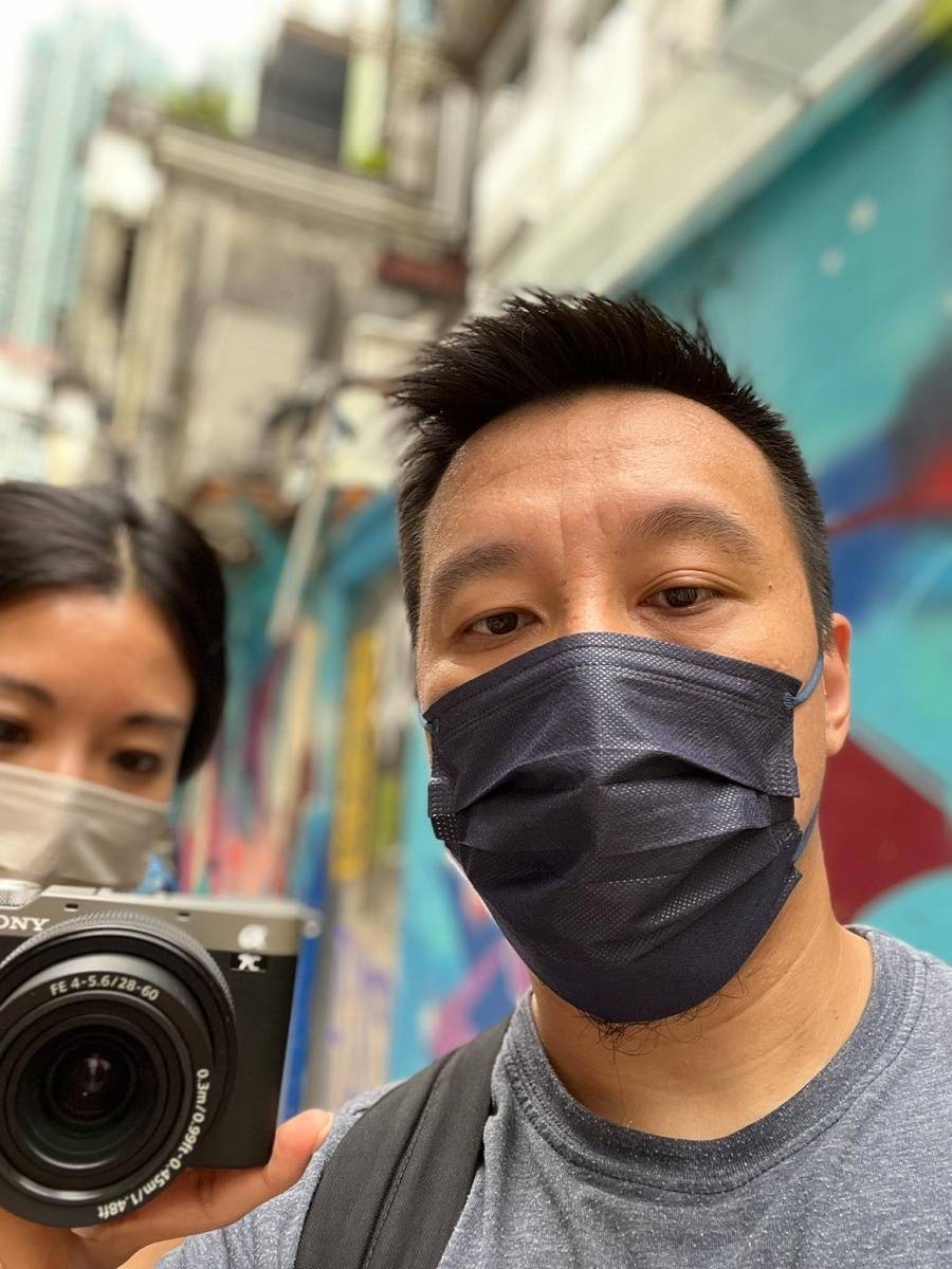 iPhone 13 Pro, portrait selfie