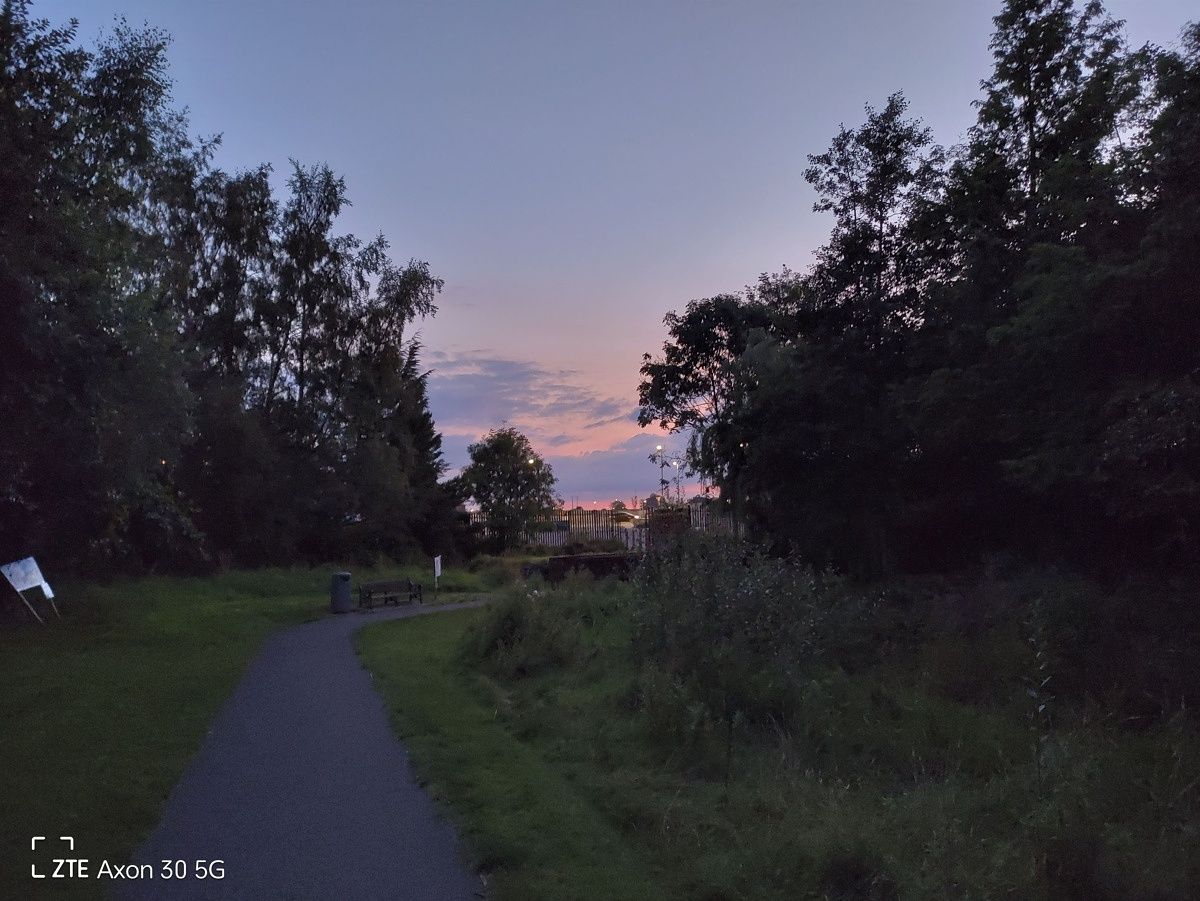 Landscape shot on the Axon 30
