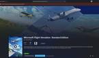 Microsoft Flight Simulator listing on the Microsoft Store