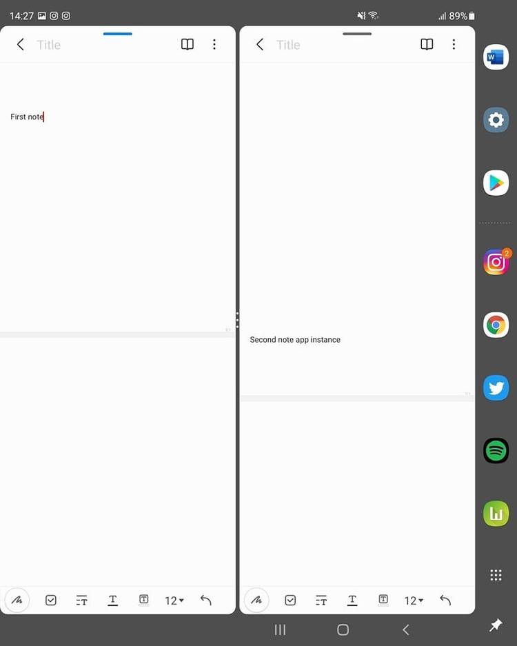 Multiple app instances on OneUI