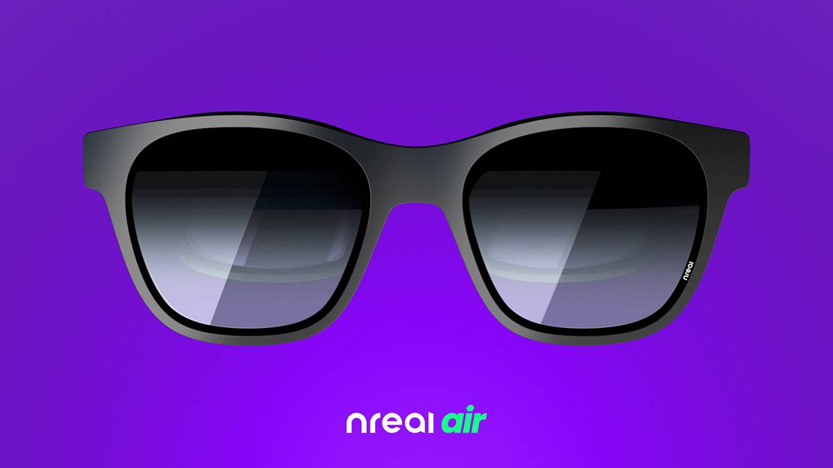 Nreal Air on purple background