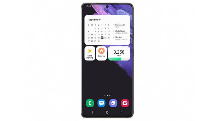 One UI 4 home screen