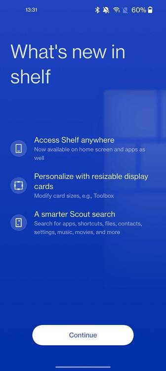 OnePlus Shelf on Android 12
