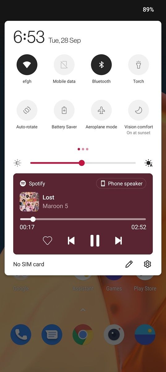 Expanded notifications on OxygenOS 11
