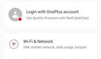Settings page on OxygenOS 11
