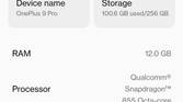 About page on OxygenOS 12