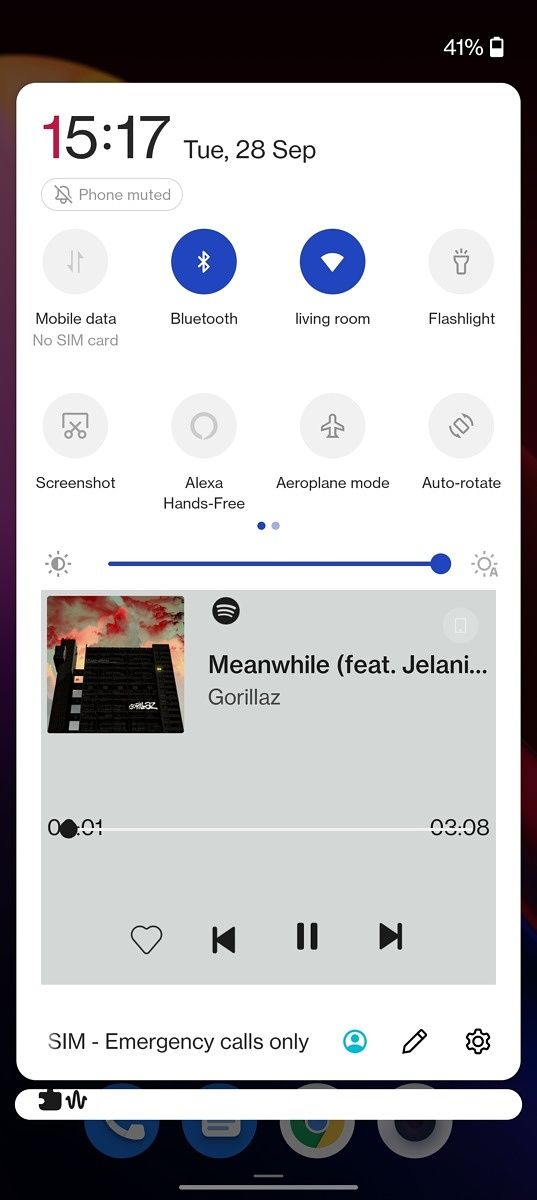 Expanded notifications on OxygenOS 12
