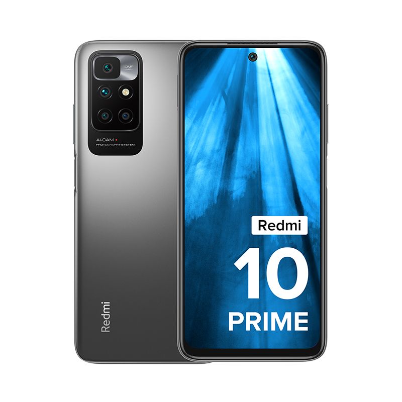 Phantom Black Redmi 10 Prime on white background