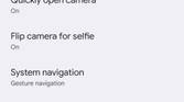 Gesture settings on a Pixel 6 Pro