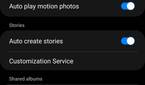 One UI 4.0 Gallery settings