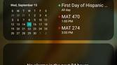 Samsung One UI 4.0 lock screen calendar