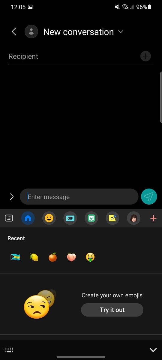Samsung One UI 4.0 create your own emoji