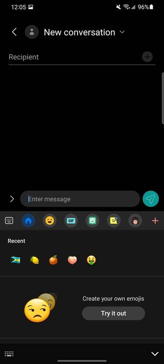 Samsung One UI 4.0 create your own emoji