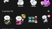Download new stickers in One UI 4.0