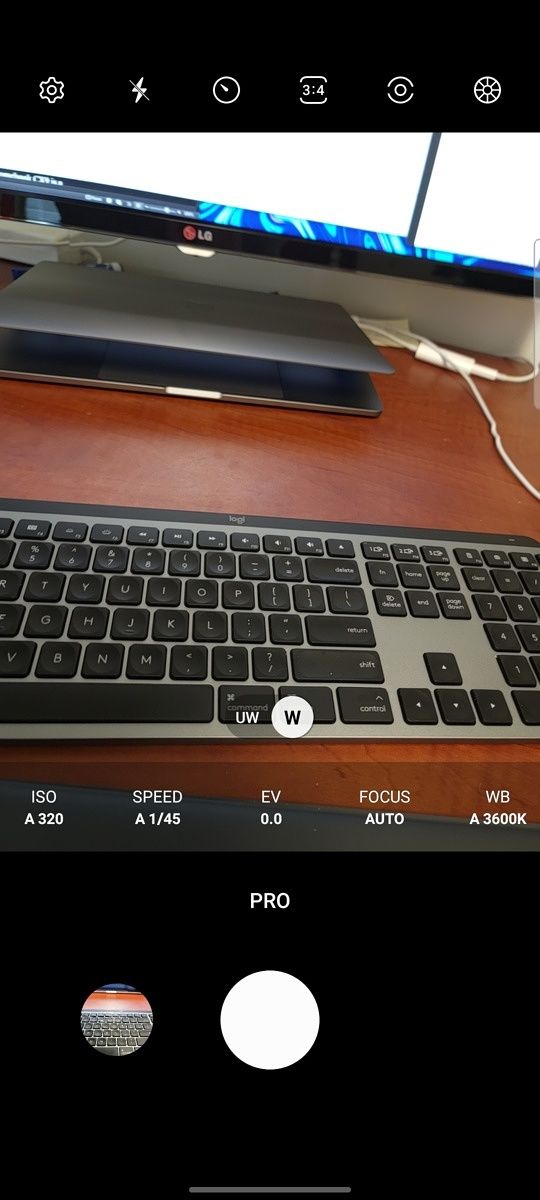 Pro mode UI