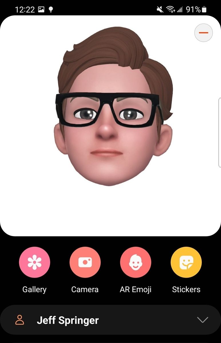 Setting contact photo as AR Emoji