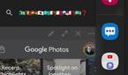 Use edge panels with picture in picture