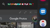 Use edge panels with picture in picture