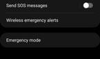 Safety settings