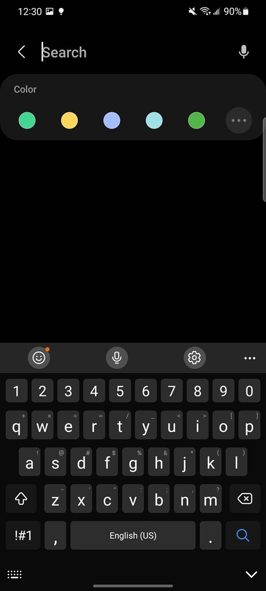 New calendar search suggestions