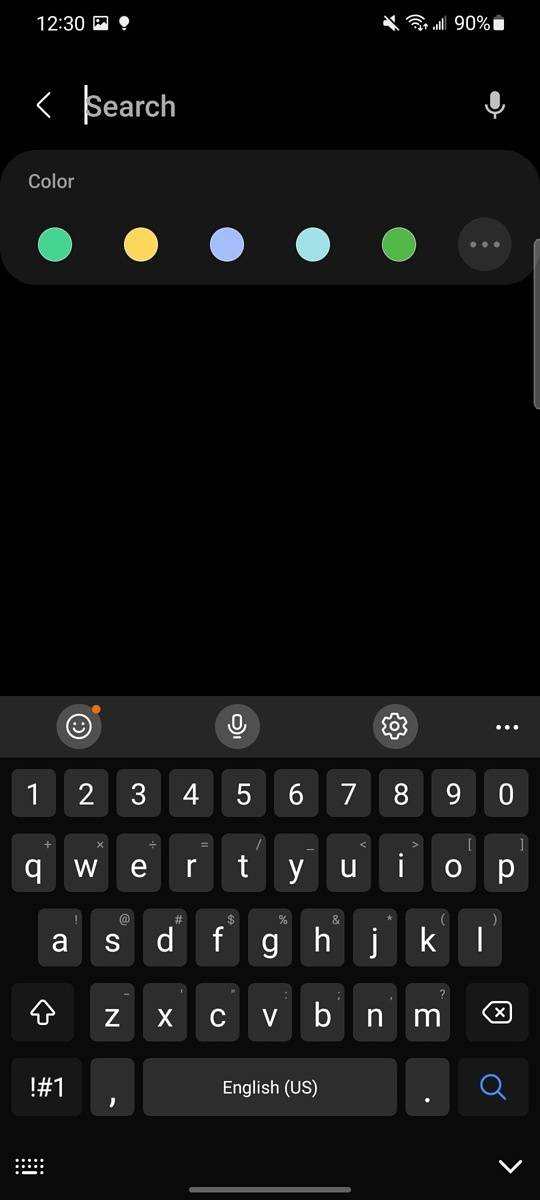 New calendar search suggestions