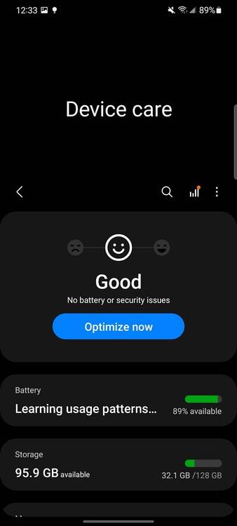 Device health emoji