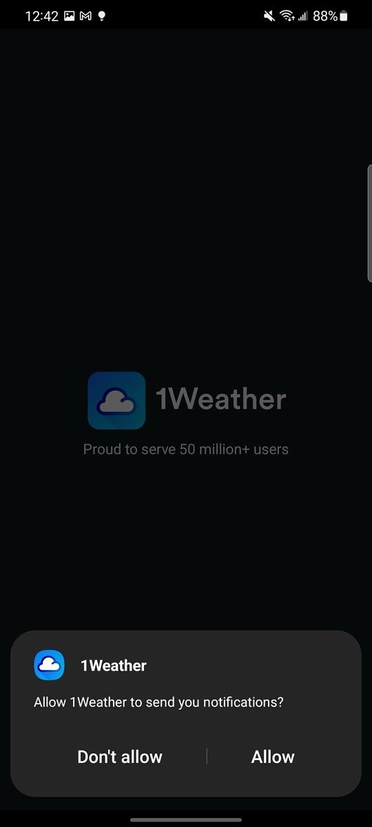 Allow notifications toast in each app