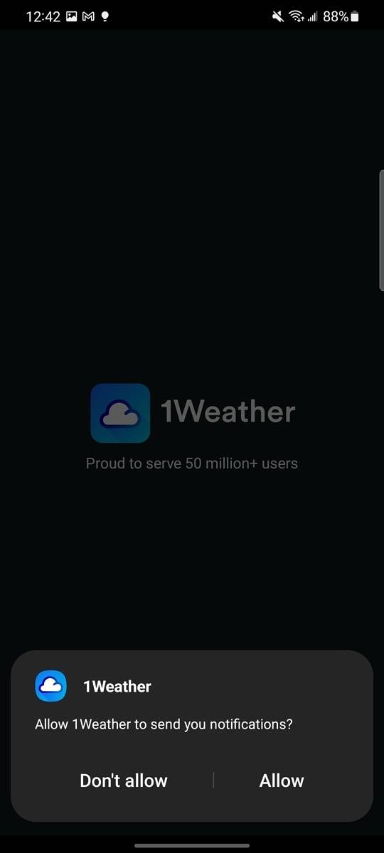 Allow notifications toast in each app
