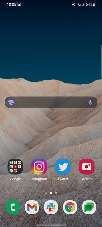 Samsung Internet new widget