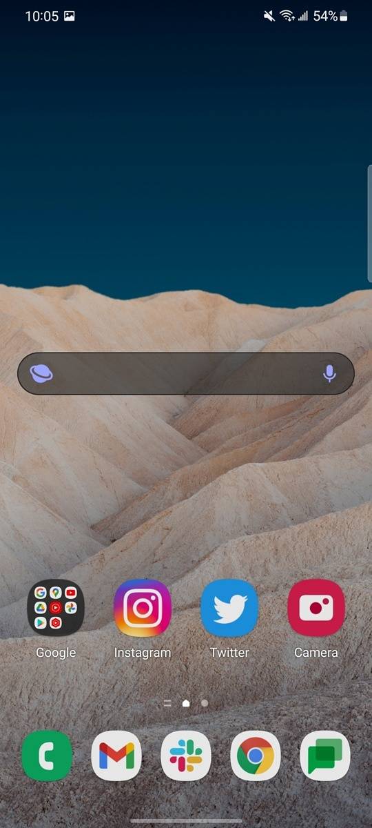 Samsung Internet new widget