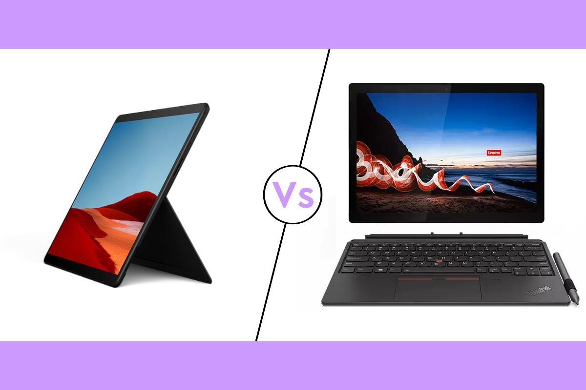 Surface Pro X vs Lenovo ThinkPad X12 Detachable: Which one is better?