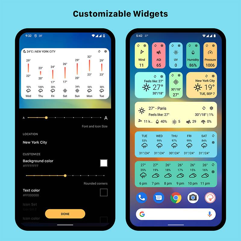Today Weather App Redesigned for Tablets, Foldables and Android 12 ...