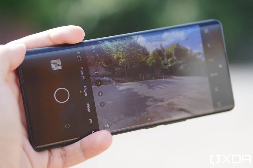 Camera UI on Vivo X70 Pro+
