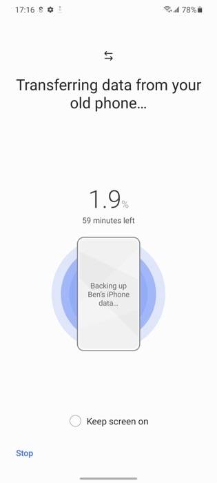 Transfer process on Smart Switch
