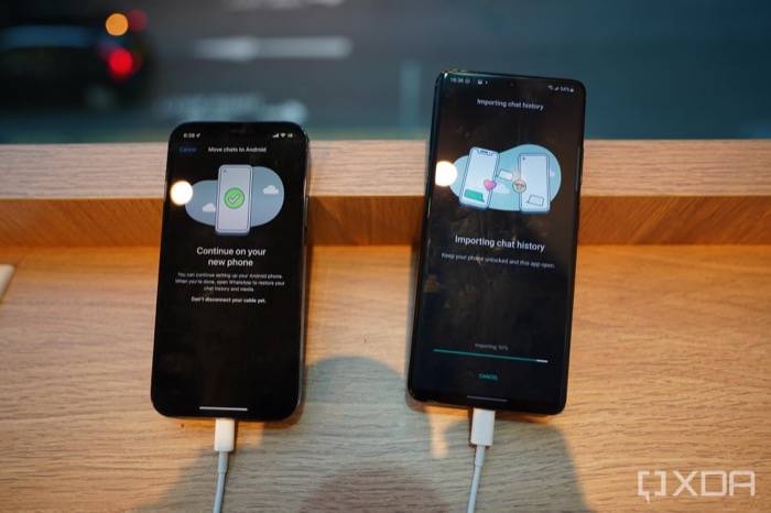 WhatsApp iOS to Android transfer