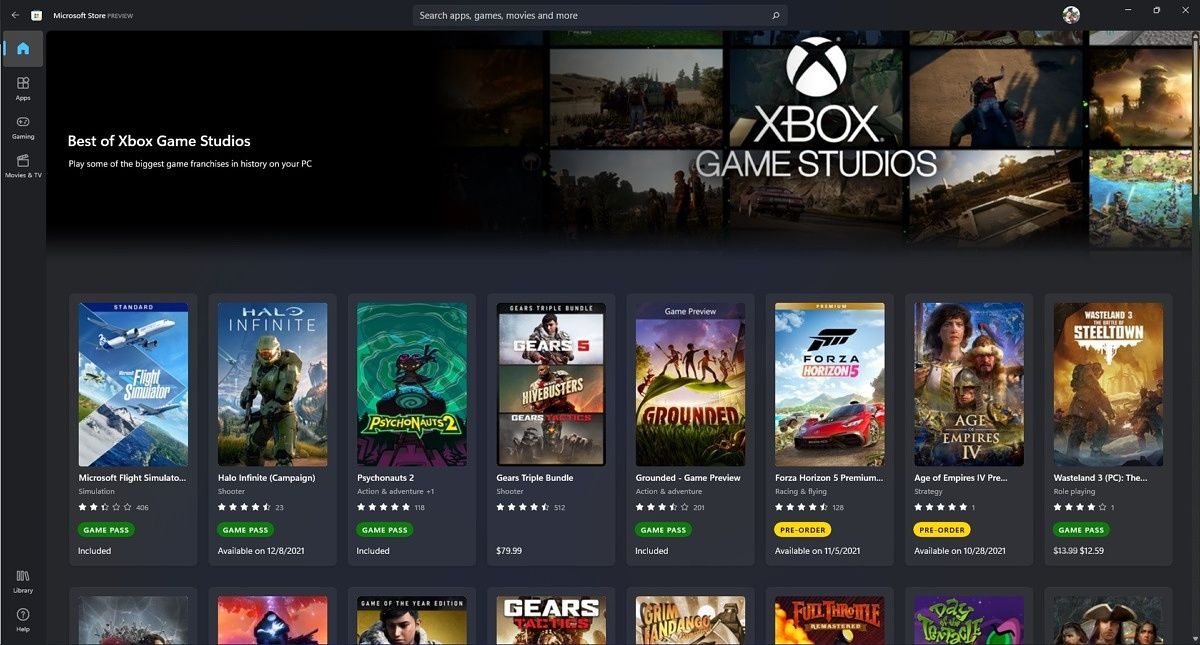 Xbox Game Studios collection