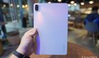 Xiaomi Pad 5 with a gradient back.