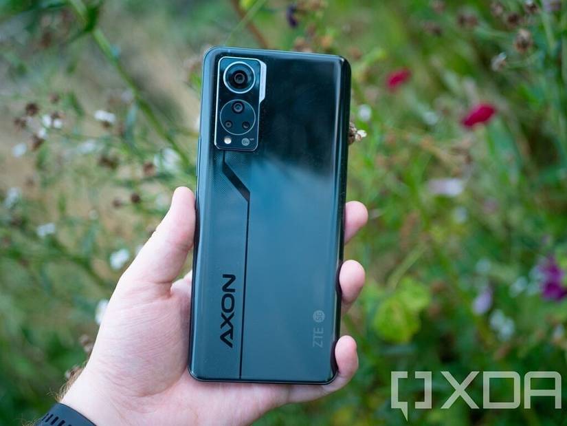 Back of the ZTE Axon 30