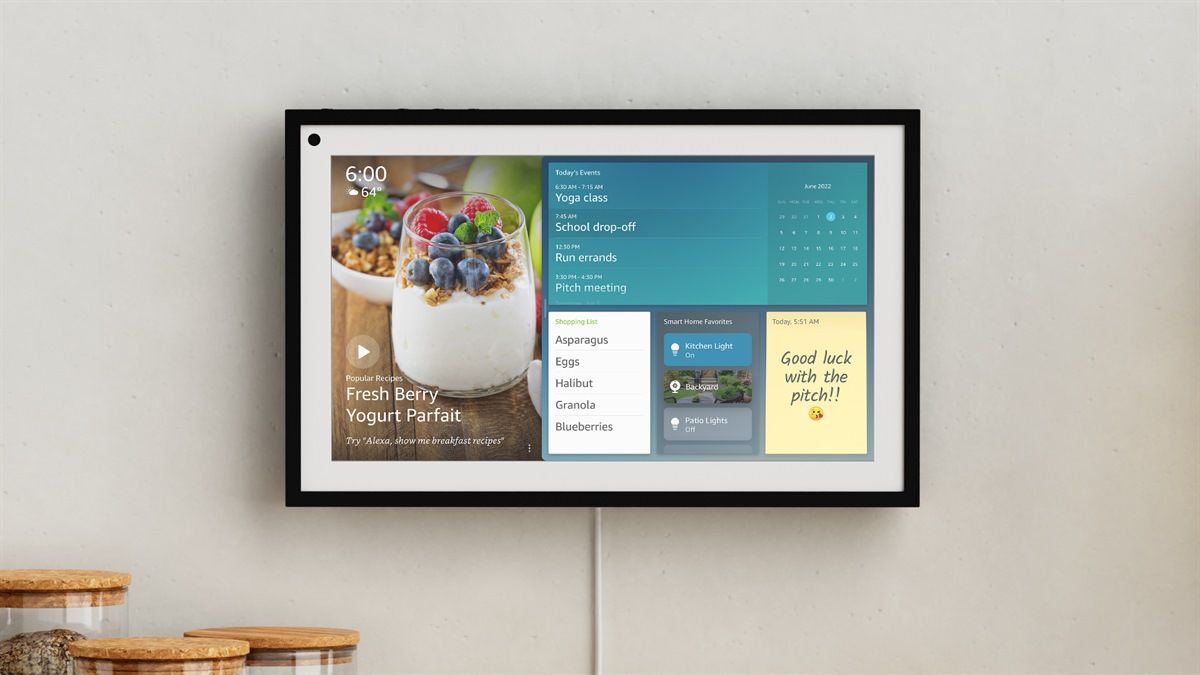 Amazon Echo Show 15 is a big smart display you can hang on a wall