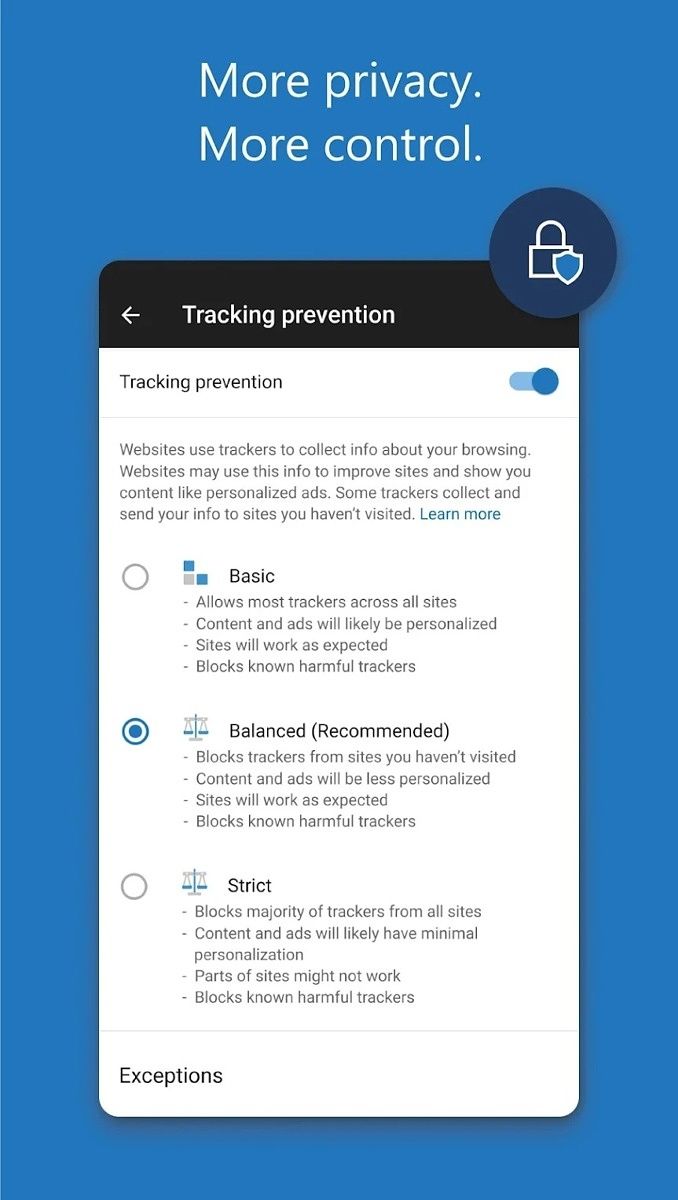 Microsoft Edge Browser for Android