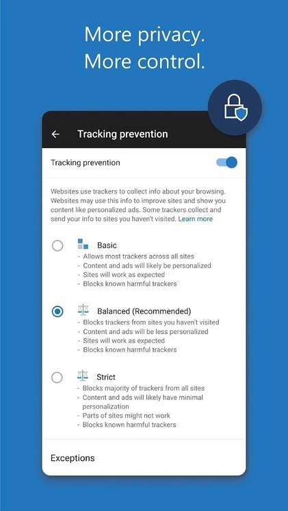 Microsoft Edge Browser for Android