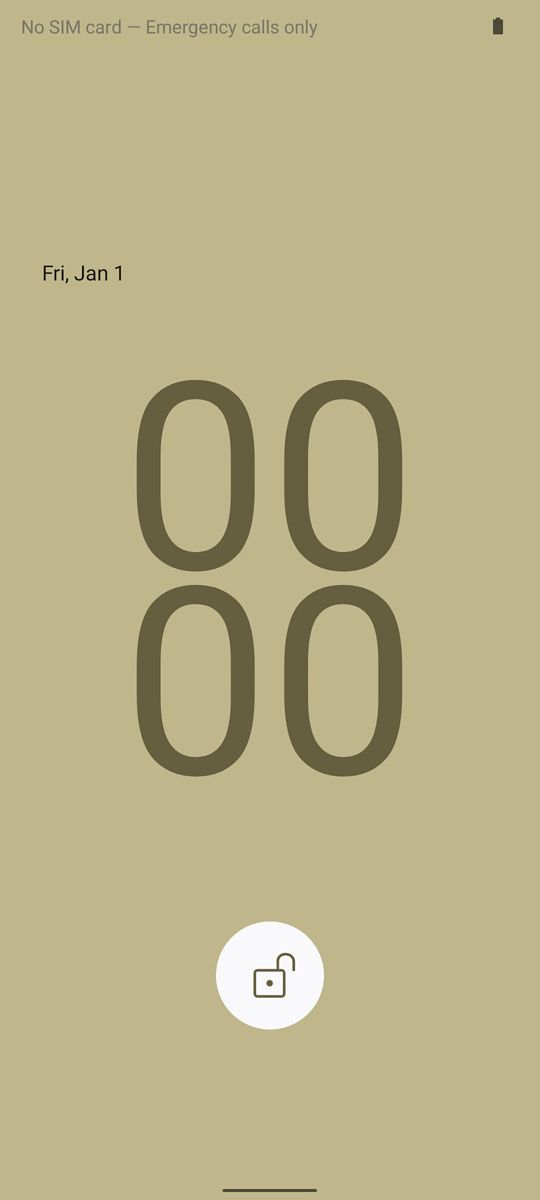 Rice colored wallpaper in Android 12.1