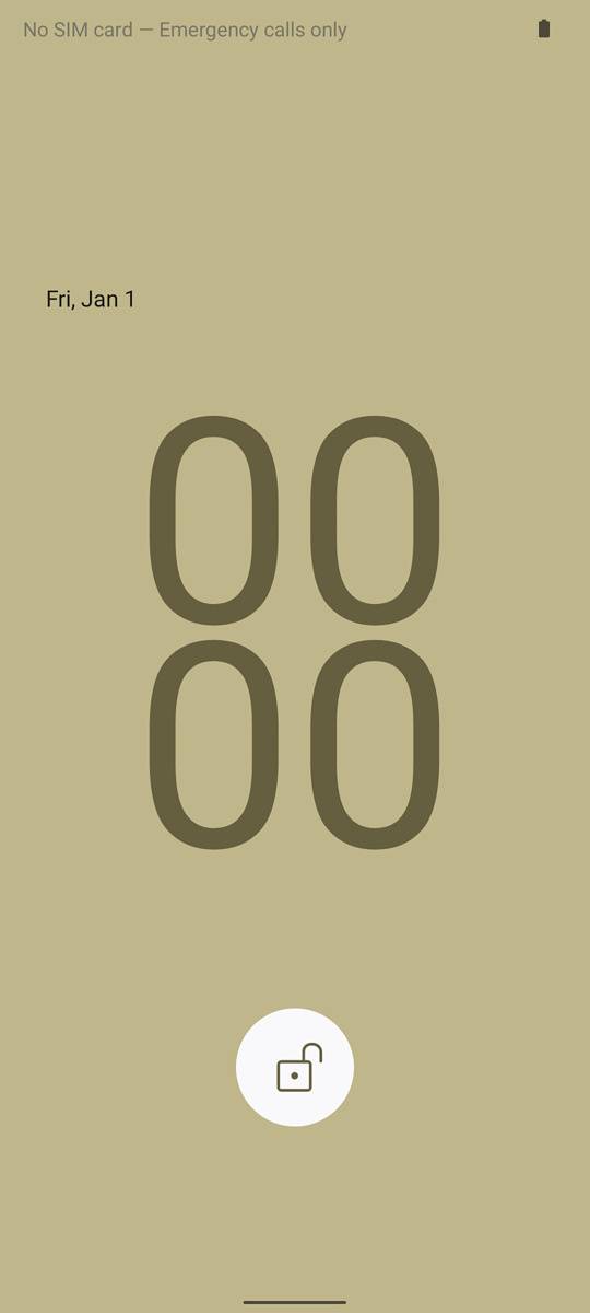 Rice colored wallpaper in Android 12.1