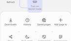 Samsung Internet Browser for Android Settings