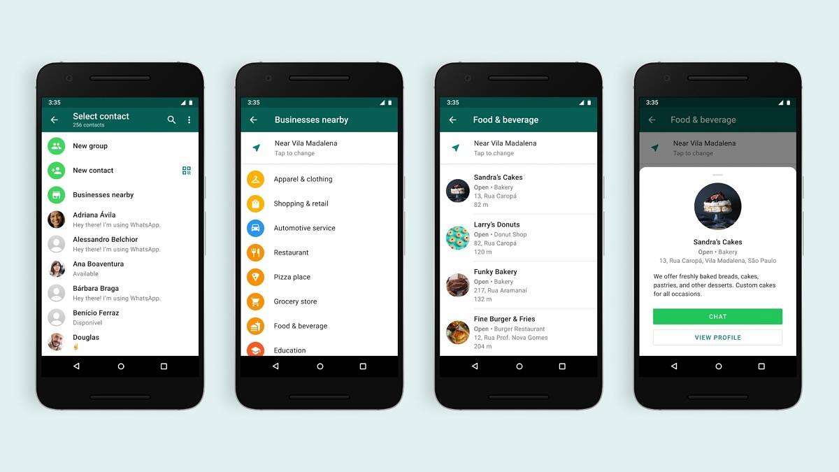 whatsapp local business directories