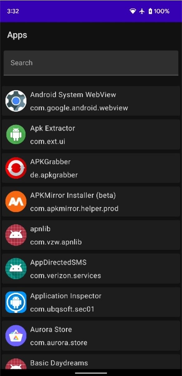 The apps available to be themed with Fabricated Overlays