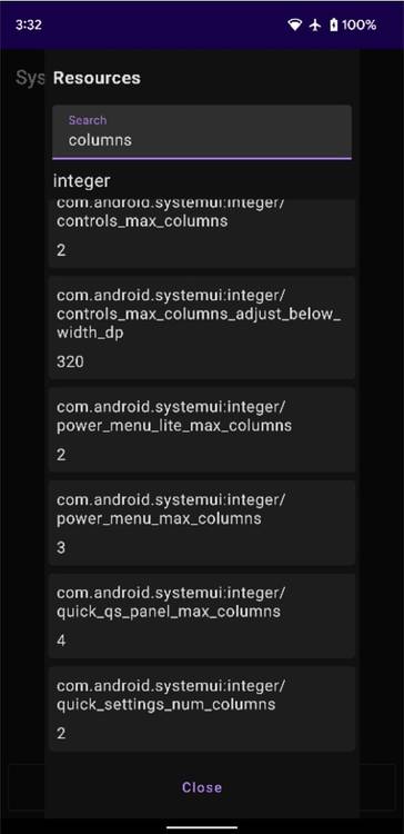 A list of overlayable resources for System UI